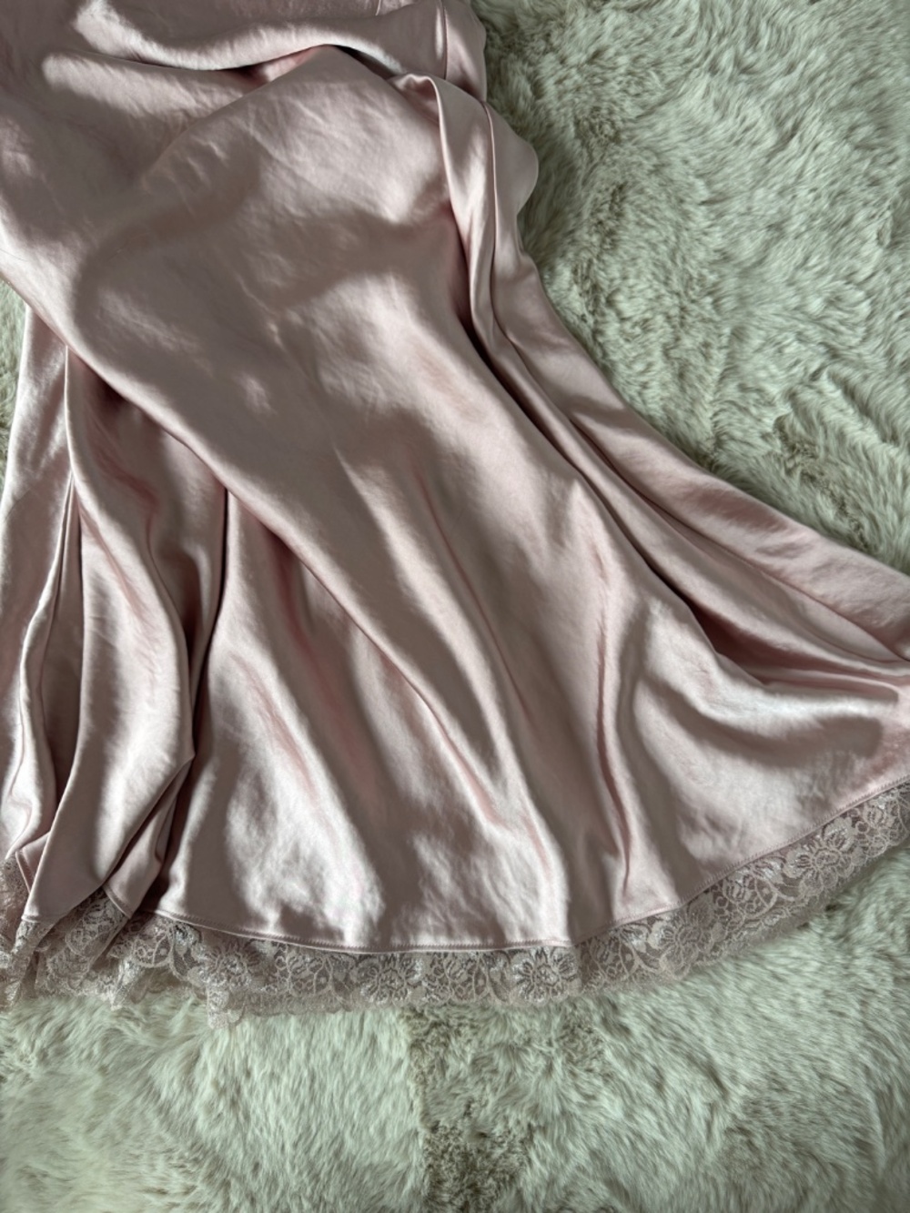 MANGO SATIN CAMISOLE DRESS - Picture 8 of 8